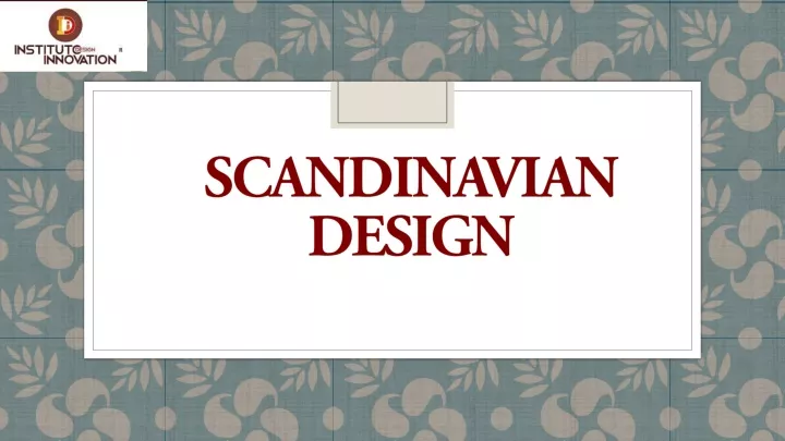 scandinavian design