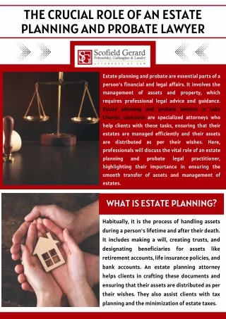 The Crucial Role of an Estate Planning and Probate Lawyer