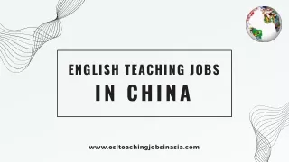 Tips For English Teaching Jobs in China