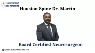 Artificial Disk Replacement Houston | Houston Spine Dr. Martin