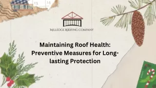 Maintaining Roof Health Preventive Measures for Long-lasting Protection
