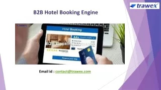 b2b hotel booking engine