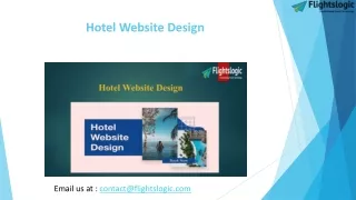 hotel website design