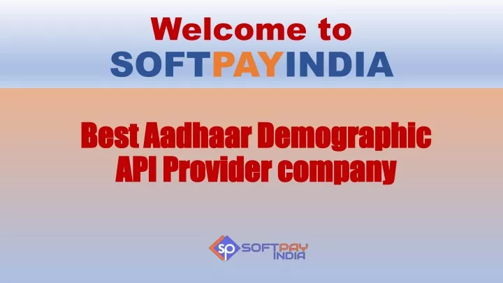 welcome to soft pay india