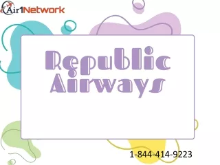 1-844-414-9223 Can I make Republic Airways Flight Booking Online?