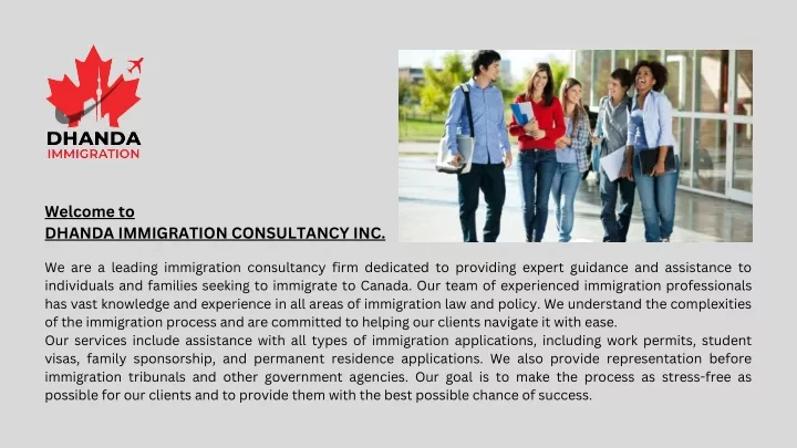 welcome to dhanda immigration consultancy inc