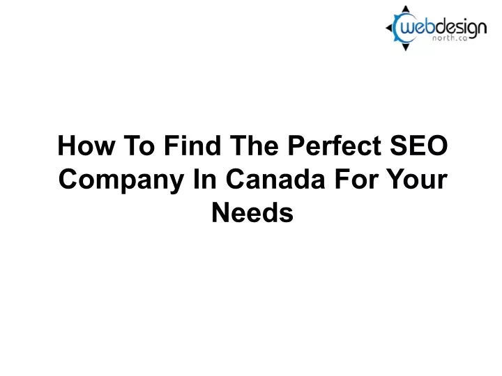 how to find the perfect seo company in canada