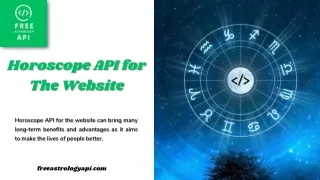 Horoscope API for The Website