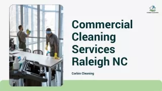 Commercial Cleaning Services Raleigh NC