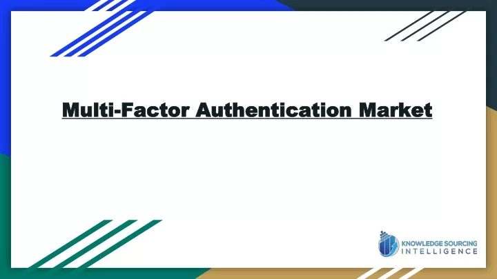 multi factor authentication market