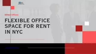 Flexible Office Space For Rent in NYC- Direct Offices