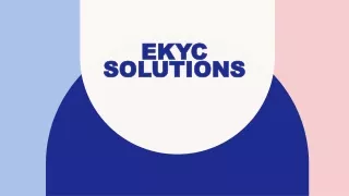 EKYC Solutions | EKYC Solution | Meon Technologies