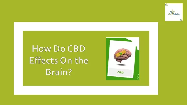 how do cbd effects on the brain