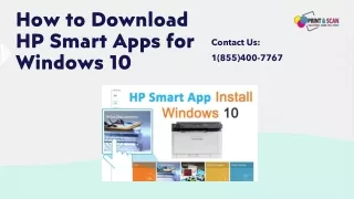 How to Download HP Smart Apps for Windows 10