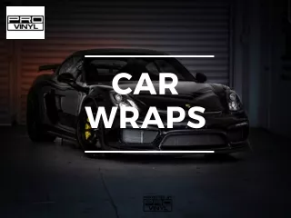 Revamp Your Ride with Eye-Catching Car Wraps