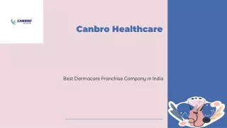 Canbro Healthcare Leading PCD Pharma Franchise in India