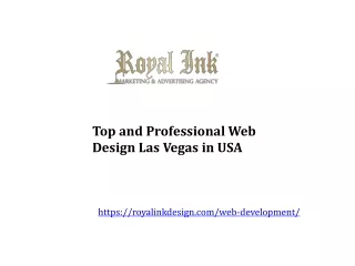 Top and Professional Web Design Las Vegas in USA