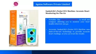 SanketLife's Pocket ECG MachineAccurate Heart Monitoring On The Go_