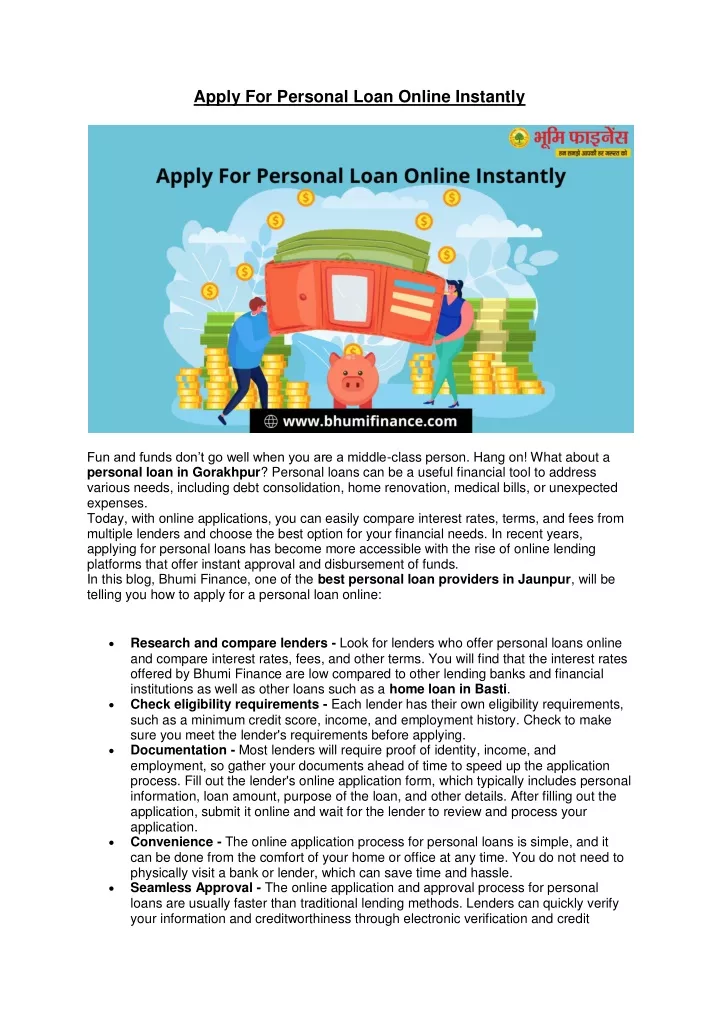 apply for personal loan online instantly