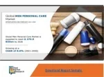 men personal care market - slide 1