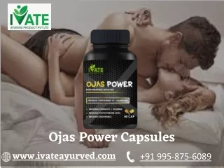 Ojas Power Capsule for Your Sexual Drive