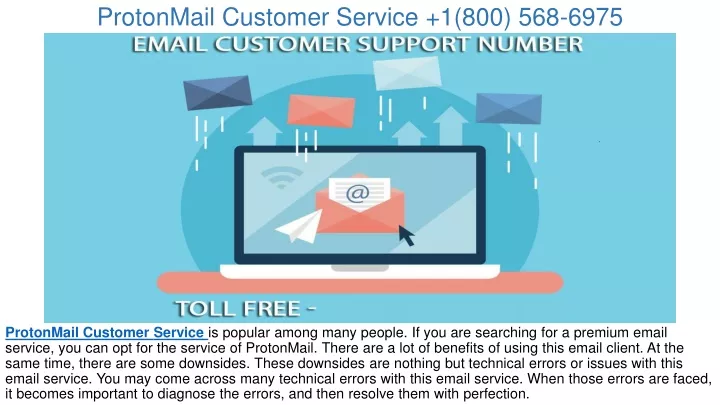 protonmail customer service 1 800 568 6975