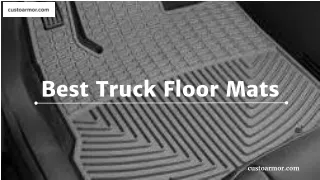Best Truck Floor Mats