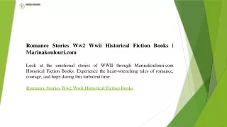 Romance Stories Ww2 Wwii Historical Fiction Books | Marinakoulouri.com