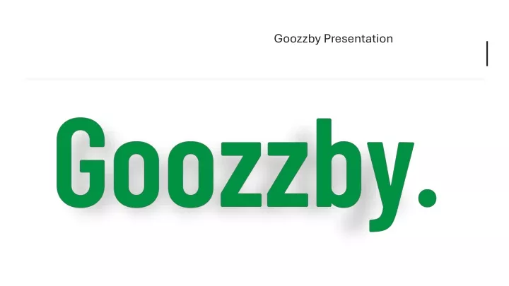 goozzby presentation