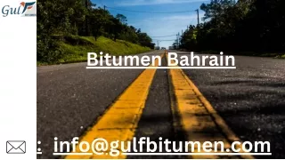 Bitumen Bahrain