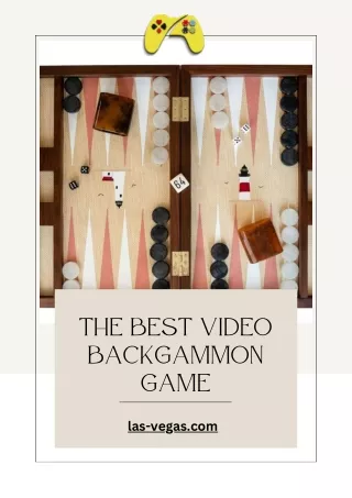 The Best Video Backmanon Game