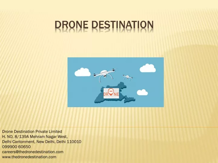 drone destination