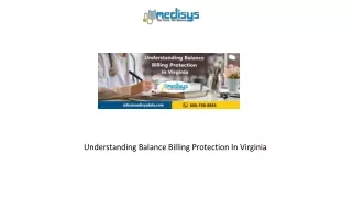 understanding balance billing protection