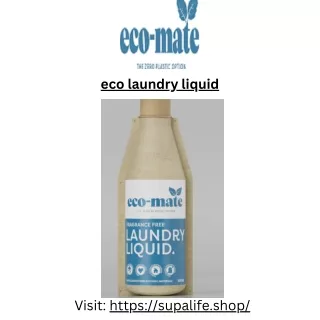eco laundry liquid