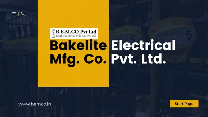 bakelite electrical mfg co pvt ltd