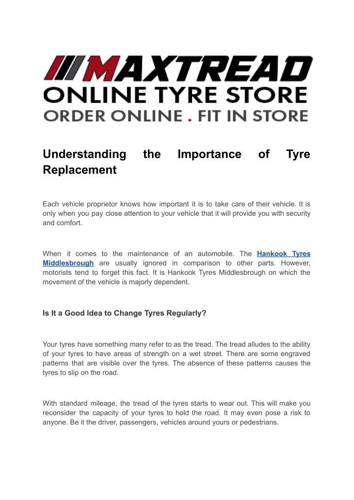 understanding replacement