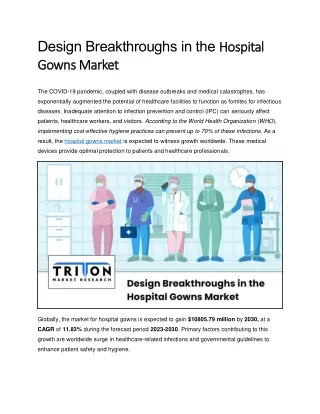 Global Hospital Gowns Market Share | Global Opportunities