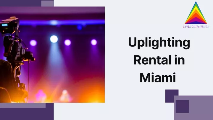 uplighting rental in miami