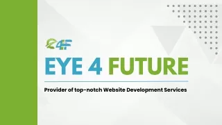 Explore Top Website Development Services From Eye4Future!
