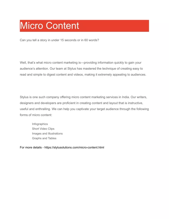 micro content