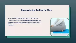 Ergonomic Seat Cushion for Chair