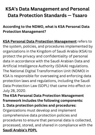 ksa s data management and personal data