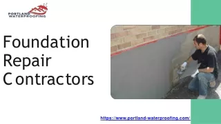 foundation contractors Portland