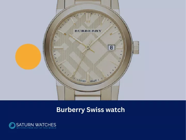 burberry swiss watch