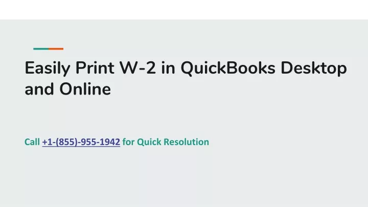 easily print w 2 in quickbooks desktop and online
