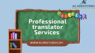professional translator services