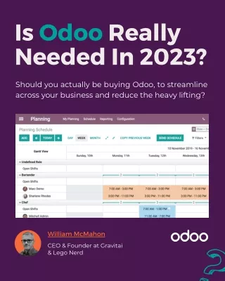 Is Odoo Really Needed In 2023