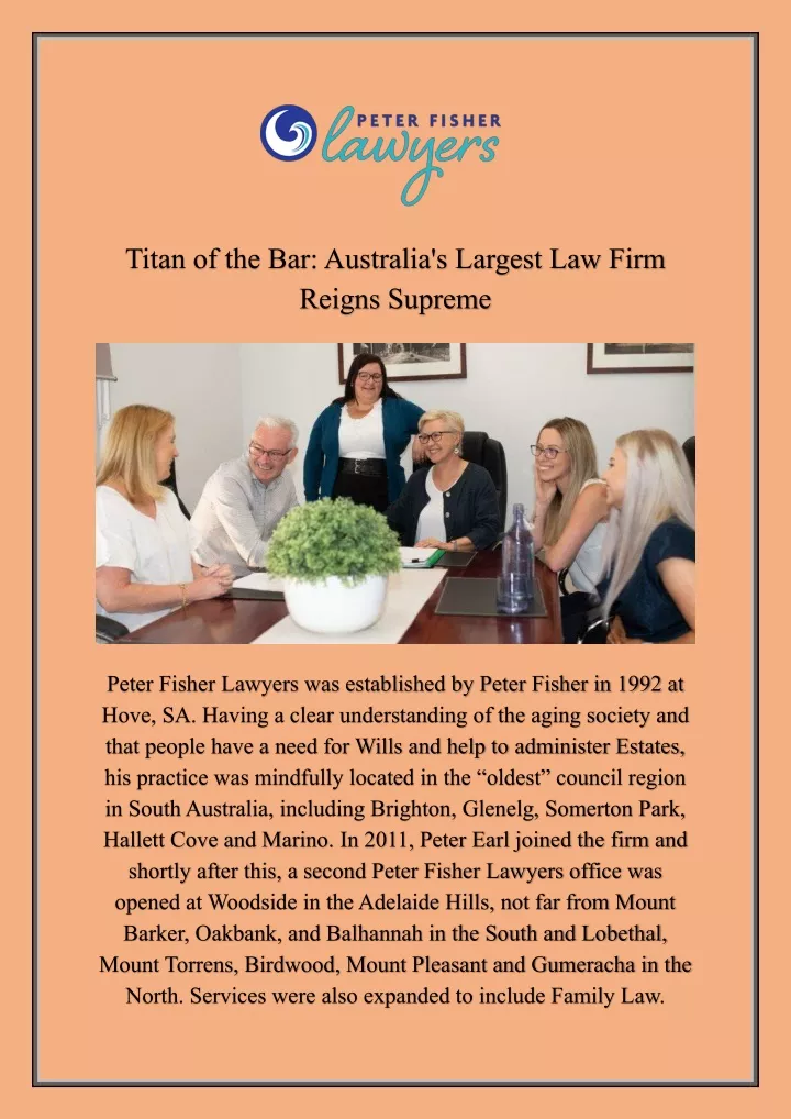 titan of the bar australia s largest law firm