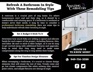 Pick Luxurious Style To Your Bathroom