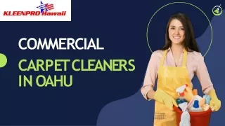 Commercial Carpet Cleaners in Oahu